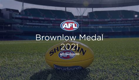 brownlow betting odds 2021.